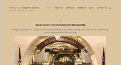 Desktop Screenshot of historicimpressions.org